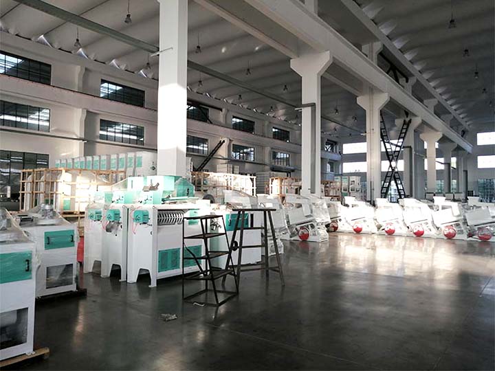 Taizy rice processing line factory