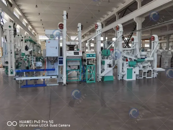 Taizy industrial rice milling machine for sale
