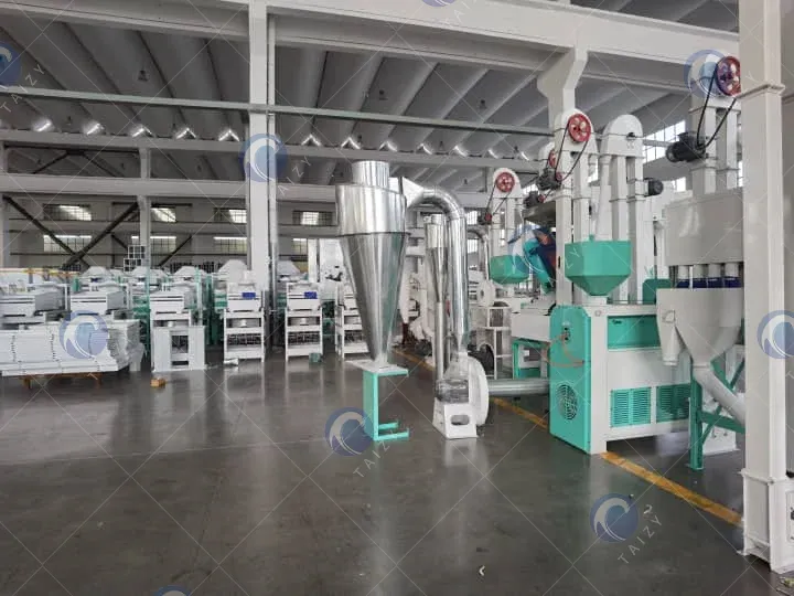 complete rice mill plant manufacturing factory