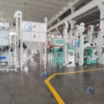 rice mill processing plant in factory