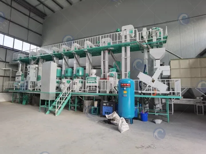 combined rice mill with 3 millers