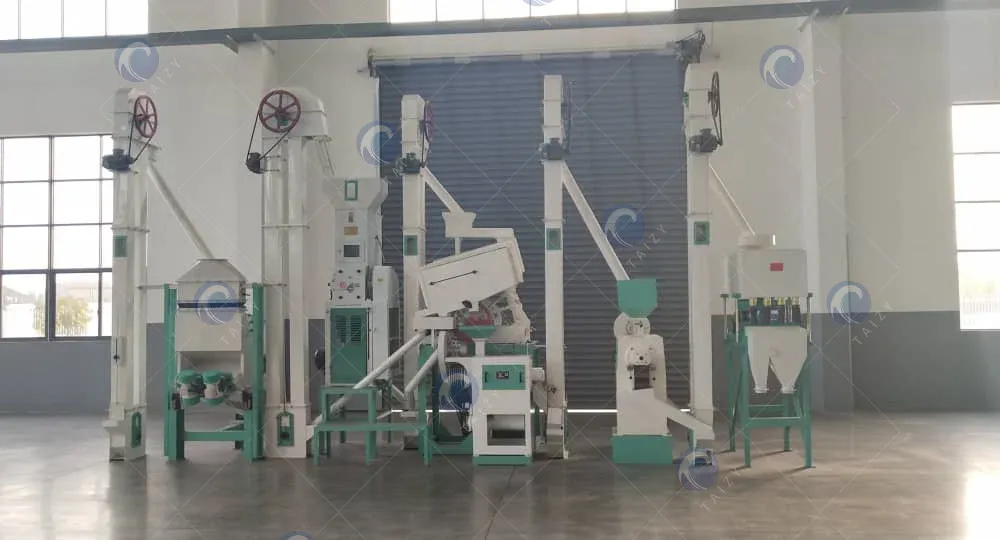 rice milling plant successfully assembled in factory
